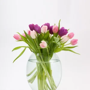 Vaso per fiori in vetro infrangibile